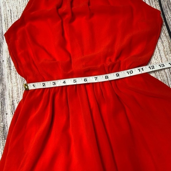 𝅺lush Bright Red Flawless Mini Dress Size Small NWT - Picture 9 of 11